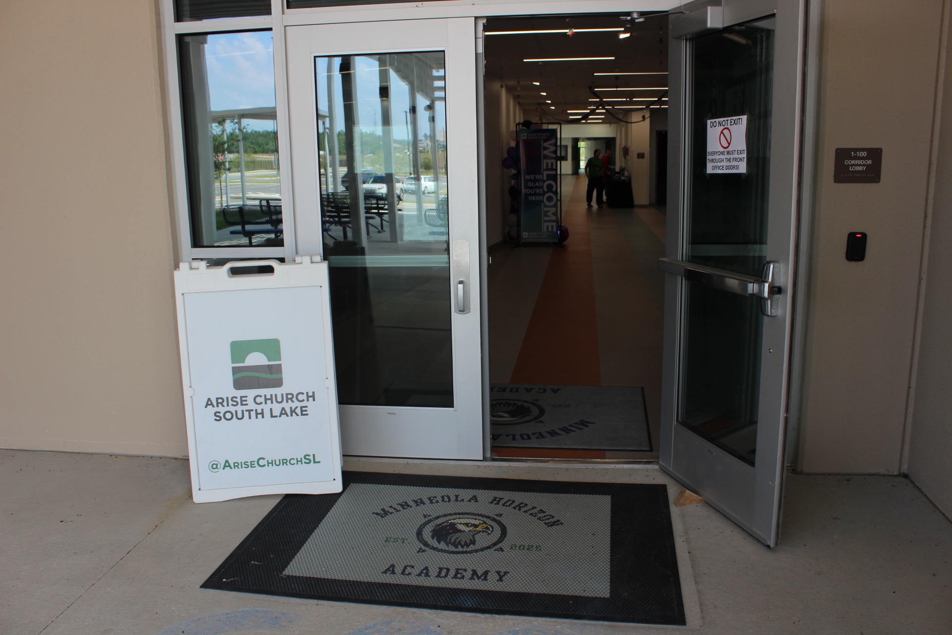 Arise Church South Lake entrance at Minneola Horizon Academy