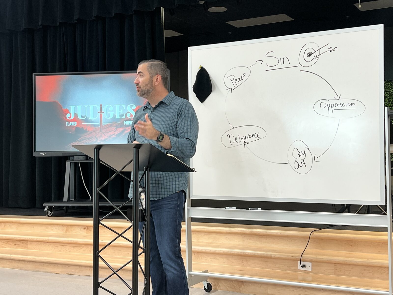 Pastor Chris teaching